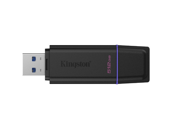 Unidad Flash USB 3.2 Gen 1 Kingston DataTraveler Exodia de 512GB. Color Negro.
