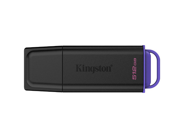 Unidad Flash USB 3.2 Gen 1 Kingston DataTraveler Exodia de 512GB. Color Negro.

