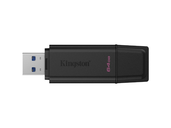 Unidad Flash USB 3.2 Gen 1 KINGSTON DataTraveler Exodia de 64GB. Color Negro.