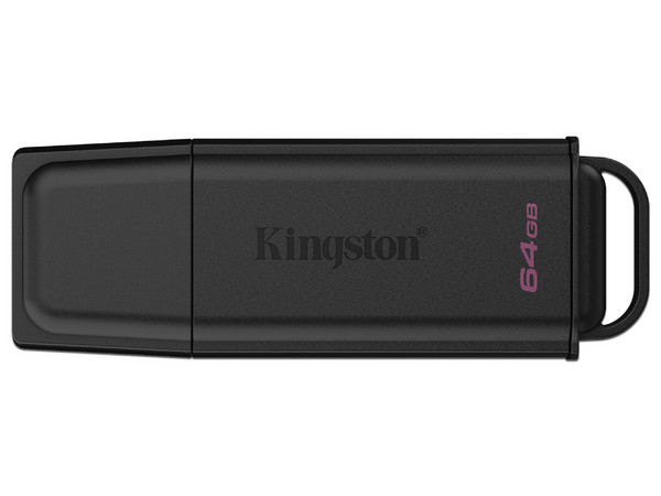 Unidad Flash USB 3.2 Gen 1 KINGSTON DataTraveler Exodia de 64GB. Color Negro.