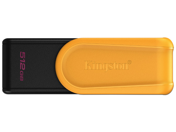 Memoria USB Kingston DataTraveler Exodia S, 512 GB, 3.2 Gen 1. Color Negro/Amarillo