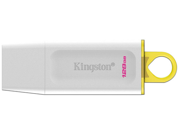 Unidad Flash USB 3.2 Kingston DataTraveler Exodia de 128GB. Color Blanco.