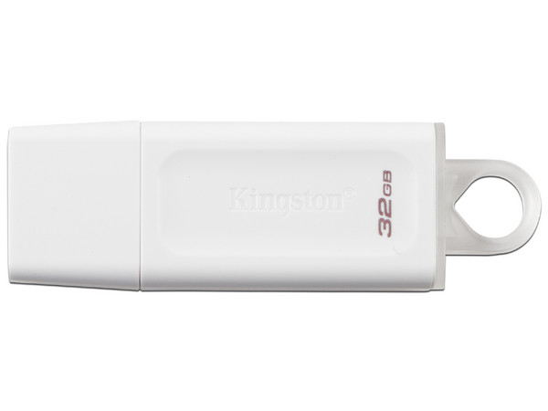 Unidad Flash USB 3.2 Kingston DataTraveler Exodia de 32 GB. Color Blanco.