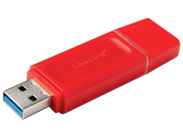 Unidad Flash USB 3.2 Kingston DataTraveler Exodia de 64GB. Color Rojo.