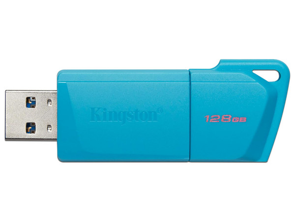 Unidad Flash USB 3.2 Gen 1 Kingston DTXM de 128GB. Color Azul.