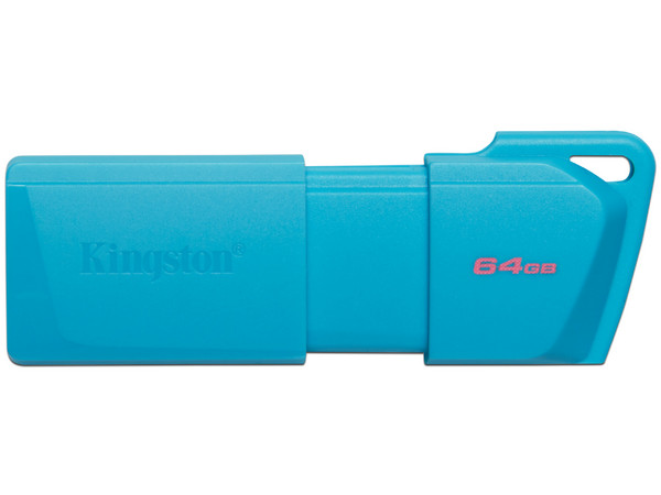 Unidad Flash USB 3.2 Kingston DataTraveler Exodia M de 64 GB, USB 3.2 Gen 1. Color Azul.