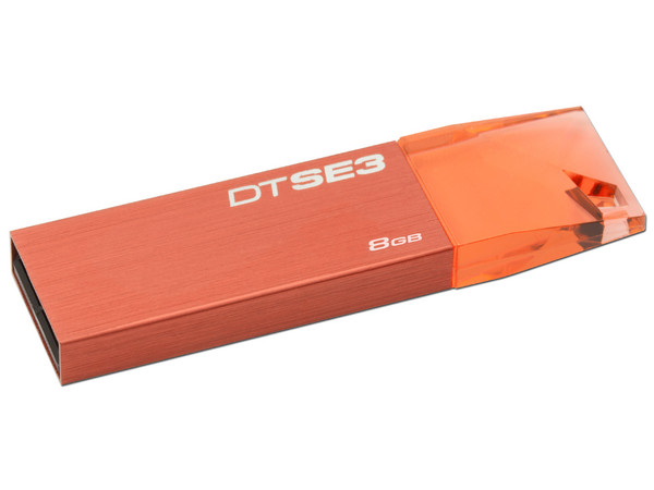 Unidad Flash USB 2.0 Kingston DataTraveler SE3 de 8GB.