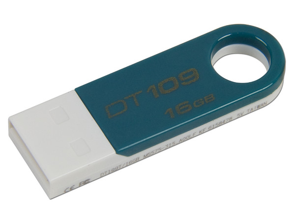 Unidad Flash USB 2.0 Kingston DataTraveler 109 de 16 GB.