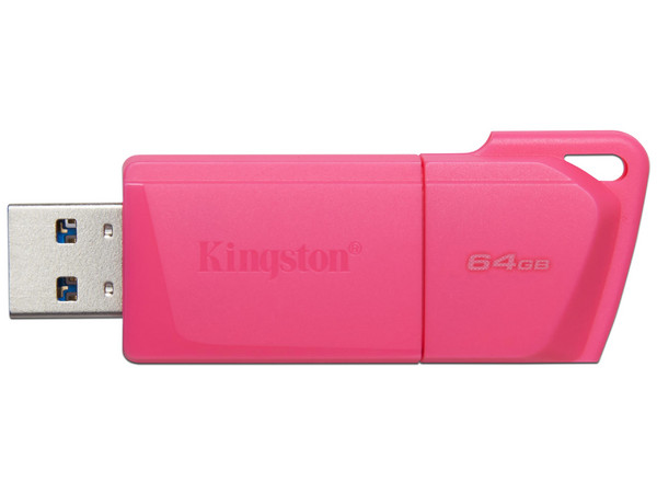 Memoria USB, Kingston, DataTraveler Exodia M, 64GB, USB A, Color Rosa.