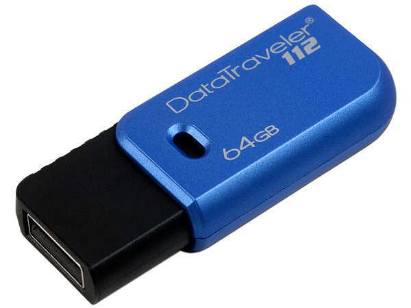 Unidad Flash USB 2.0 Kingston DataTraveler 112 de 64 GB.