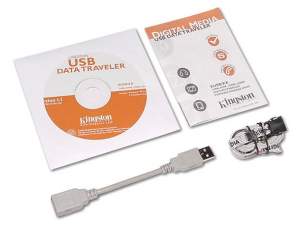 Unidad de almacenamiento portátil Kingston de 128Mb, USB 1.1