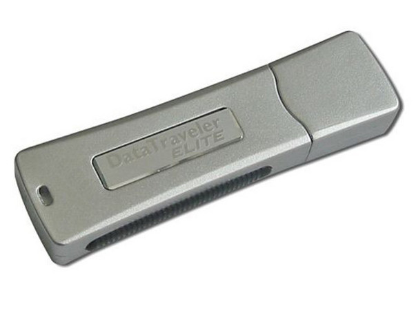 Unidad Flash USB 2.0 Kingston DataTraveler Elite con Seguridad de 2 GB. Velocidad de 14/24MBps (Escribe/Lee)