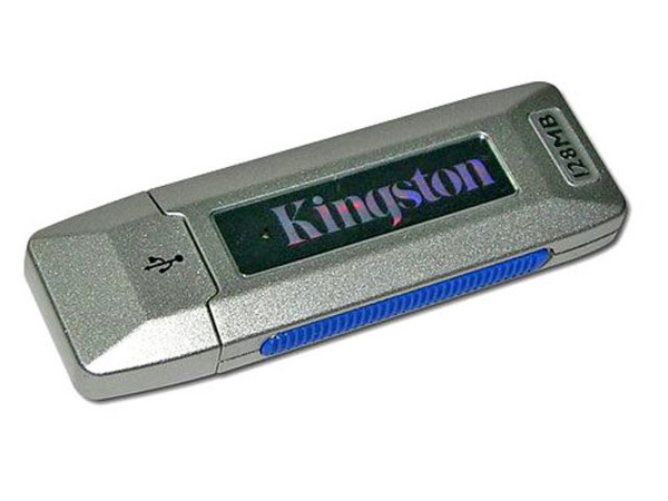 Unidad de almacenamiento portátil Kingston de 128Mb, USB 2