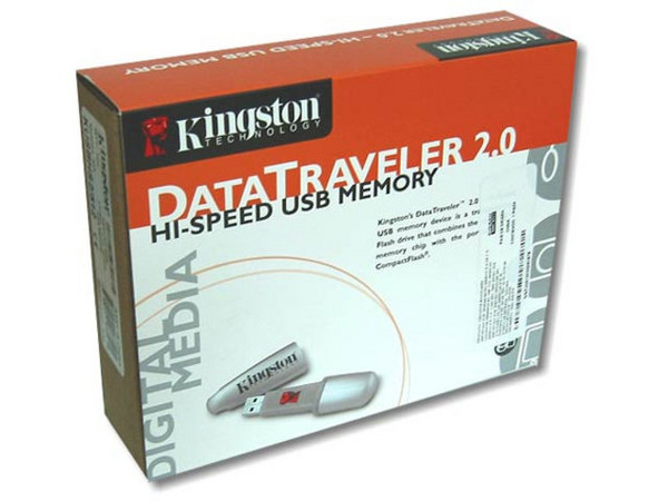 Unidad de almacenamiento portátil Kingston de 512Mb, USB 2.0