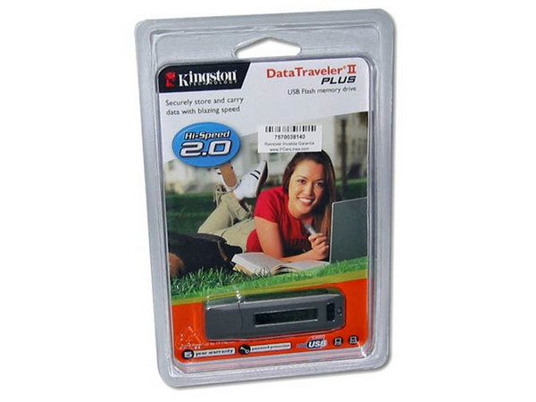 Unidad de almacenamiento portátil Kingston DataTraveler II Plus de 1GB, USB 2.0
