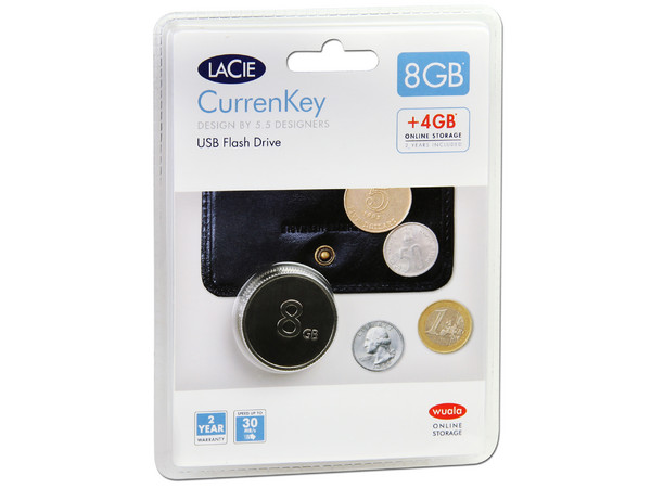 Unidad Flash USB 2.0 Lacie CurrenKey de 8GB