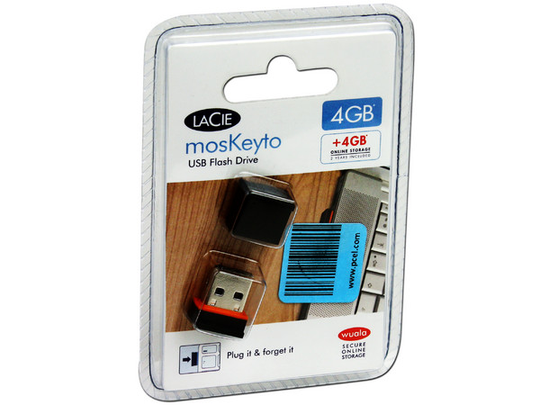Unidad Flash USB 2.0 Lacie mosKeyto de 4GB