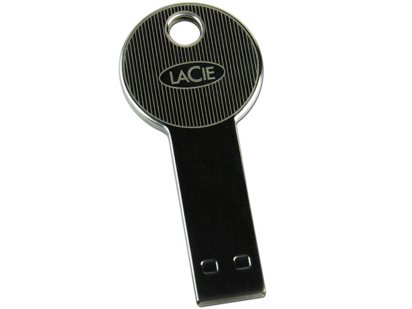 Unidad Flash USB 2.0 Lacie CooKey de Resistente Diseño Metálico de 8GB