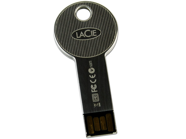 Unidad Flash USB 2.0 Lacie CooKey de Resistente Diseño Metálico de 8GB
