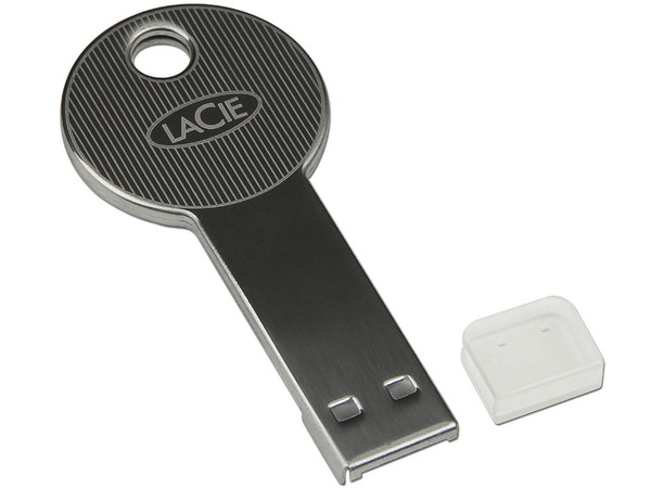Unidad Flash USB 2.0 Lacie CooKey de Resistente Diseño Metálico de 16GB