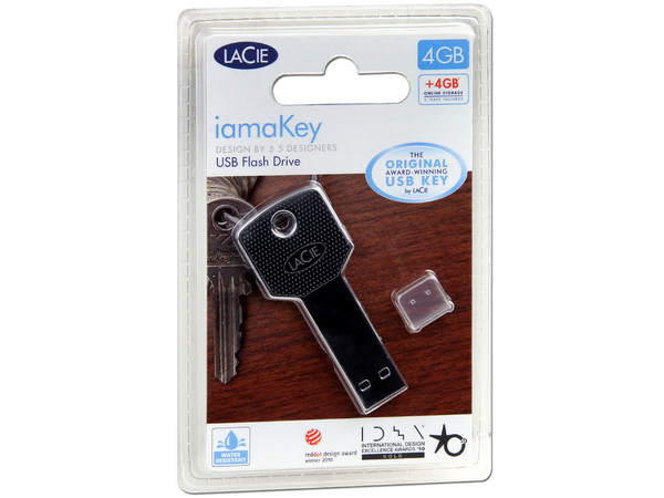 Unidad Flash USB 2.0 Lacie iamaKey de 4GB