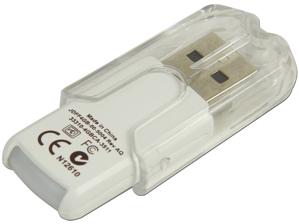 Unidad Flash USB 2.0 Lexar Jumpdrive FireFly de 4GB. Color Blanco 