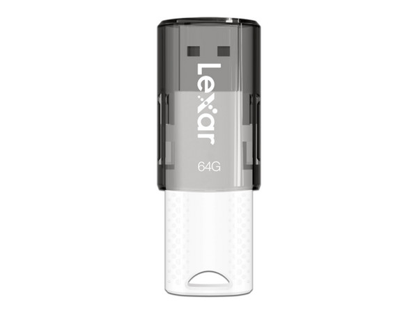 Unidad Flash USB 2.0 Lexar JumpDrive S60 de 64GB. Color Blanco.
