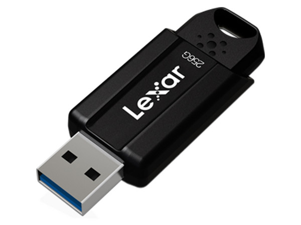 Unidad Flash USB 3.1 Lexar JumpDrive S80 de 256GB. Color Negro.