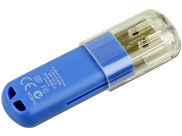 Unidad Flash USB 2.0 Lexar Jumpdrive V10 de 8GB. Color Azul