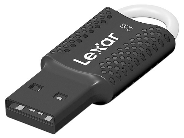 Unidad flash USB 2.0 LEXAR JumpDrive de 32 GB. Color negro.