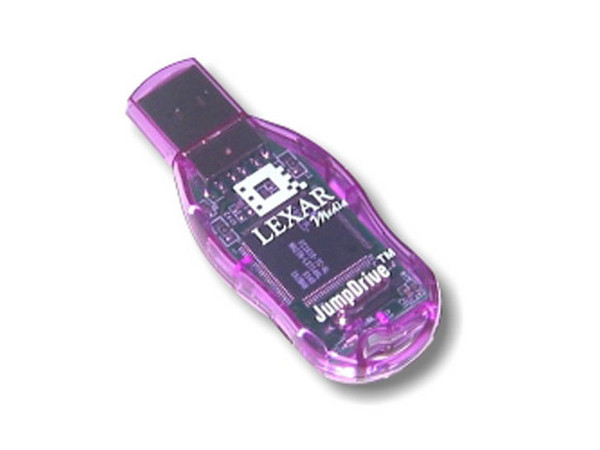 Unidad de almacenamiento portátil Jump Drive 128MB, USB.