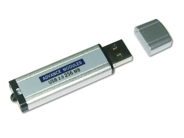 Unidad de almacenamiento portátil de 256Mb, USB 2