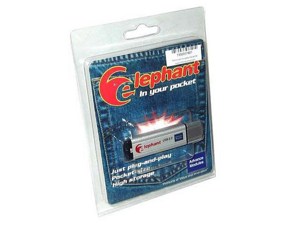 Unidad de almacenamiento portátil de 128Mb, USB 2