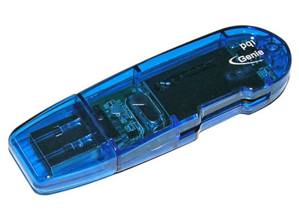Smart Genie USB 2, Lee tarjetas SD, MMC y RS-MMC de hasta 512MB