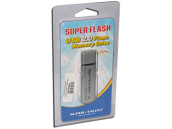 Unidad de almacenamiento portátil Super Flash de 512MB, USB 2.0