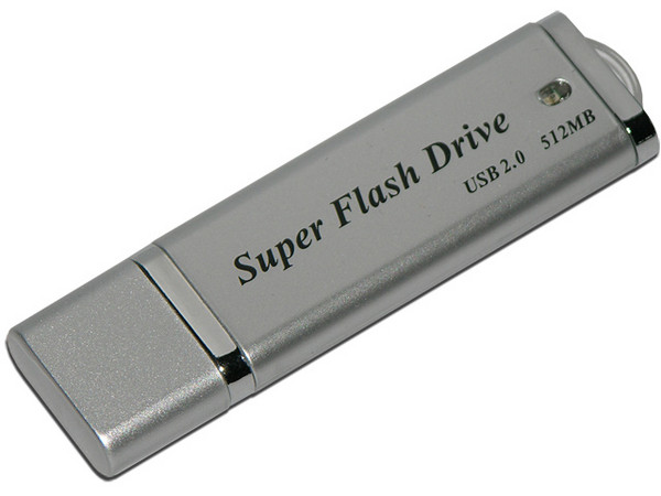 Unidad de almacenamiento portátil Super Flash de 512MB, USB 2.0