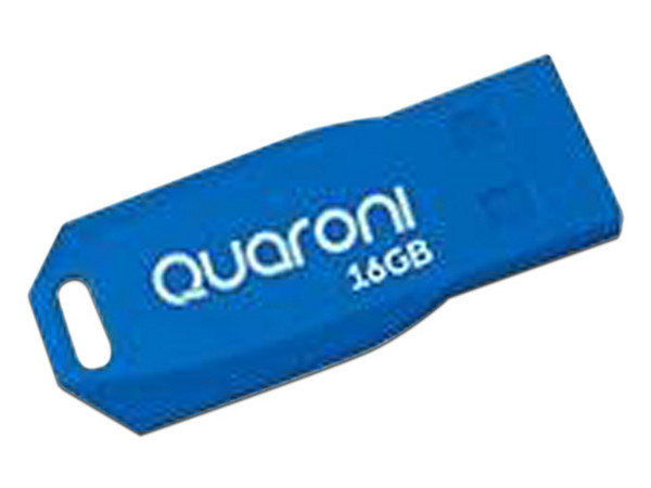 Unidad Flash USB 2.0 Quaroni QU-01 de 16GB.