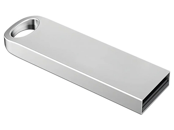 Memoria Flash USB 2.0 Quaroni QUM64Z de 64GB. Color Gris.
