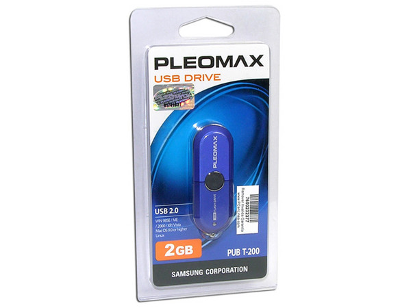 Unidad de almacenamiento portátil Samsung PLEOMAX de 2GB, USB 2.0