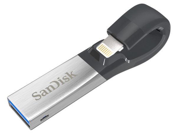 64GB SANDISK IXPAND™ FLASH DRIVE.
