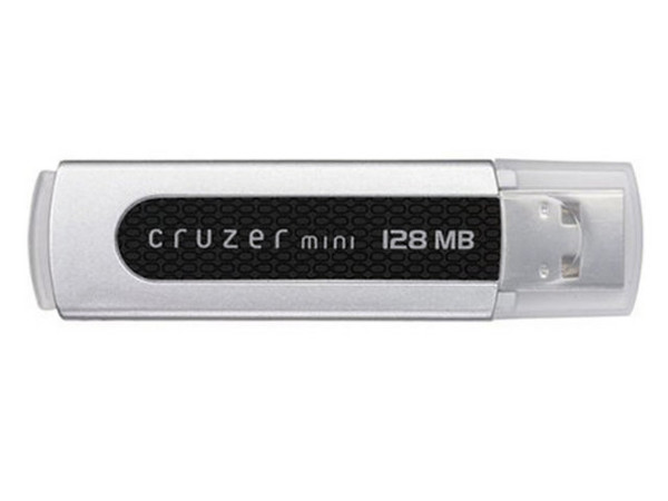 Unidad de almacenamiento portátil SanDisk Cruzer Mini de 128MB, USB 2.0