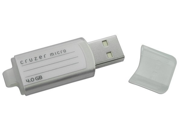 Unidad Flash USB 2.0 SanDisk Cruzer Micro Skin de 4GB