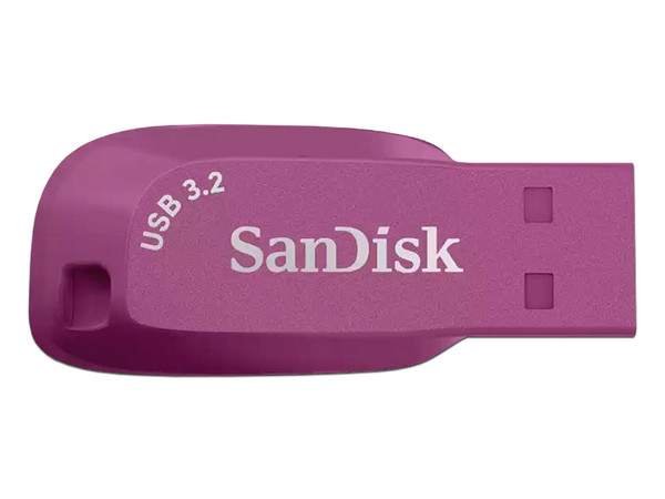 Unidad Flash USB 3.2 Sandisk Ultra shift Z410 Cattleya Orchid de 64 GB.