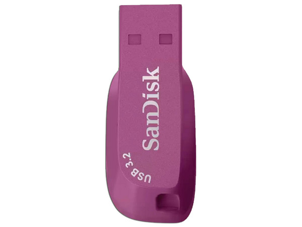 Unidad Flash USB 3.2 Sandisk Ultra shift Z410 Cattleya Orchid de 64 GB.