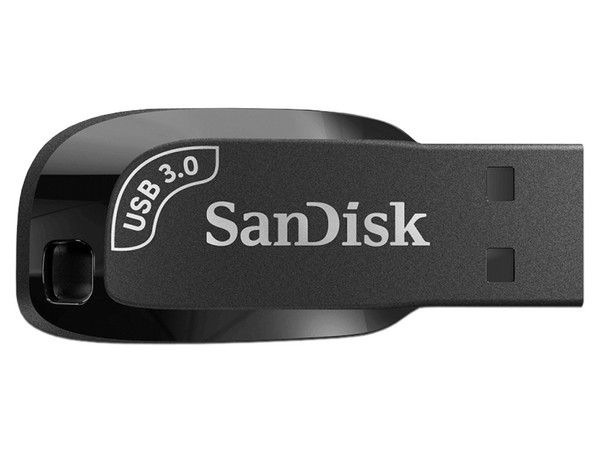 Unidad Flash USB 3.0 SanDisk Ultra Shift de 256 GB. Color Negro.