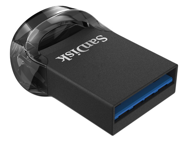 Unidad Flash USB 3.0 SanDisk Ultra Fit de 64 GB. Color Negro.