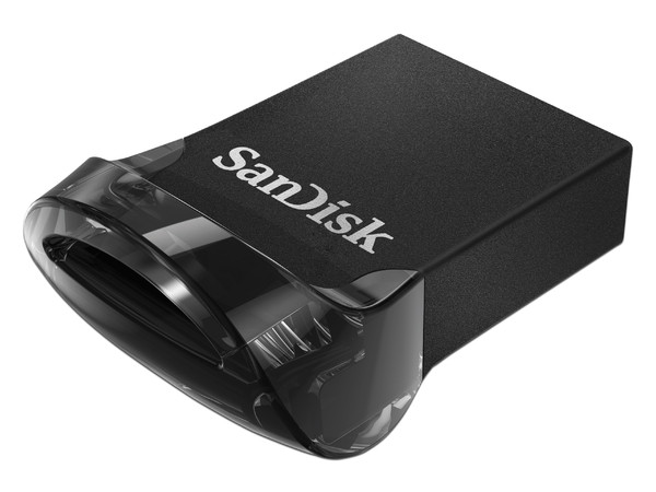 Unidad Flash USB 3.0 SanDisk Ultra Fit de 64 GB. Color Negro.