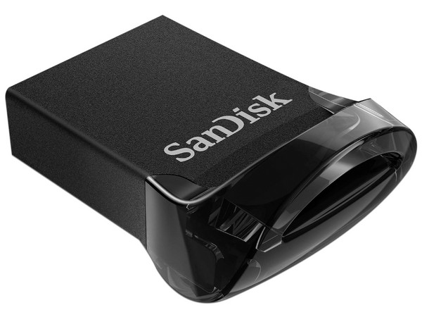 Unidad Flash USB 3.0 SanDisk Ultra Fit de 128 GB. Color Negro.