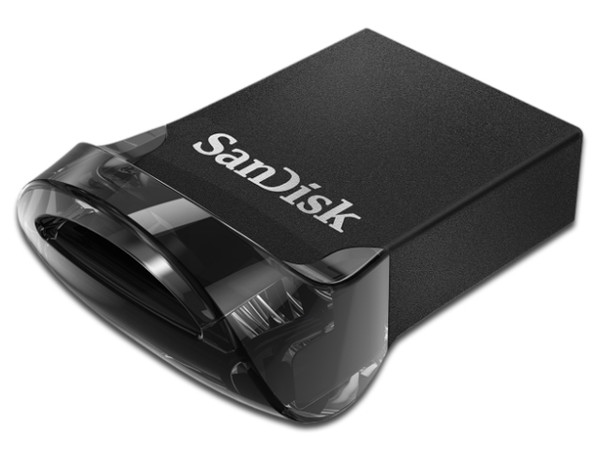 Unidad Flash USB 3.0 SanDisk Ultra Fit de 128 GB. Color Negro.