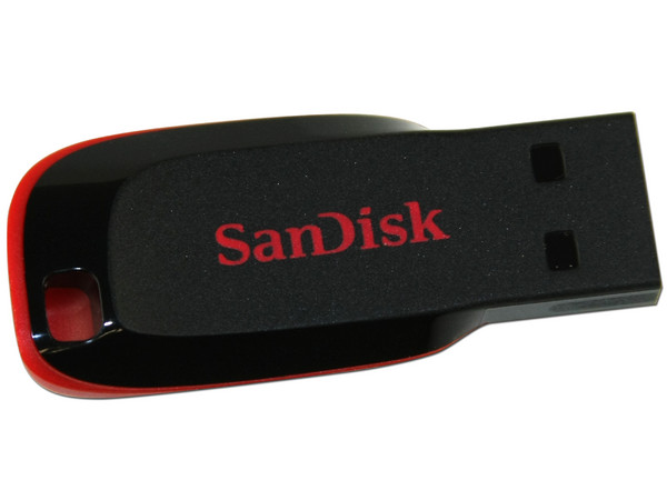 Unidad Flash USB 2.0 SanDisk Cruzer Blade de 2GB